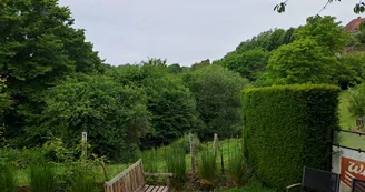 Le Maître_zicht vanuit tuin
