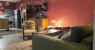 Salon, La Maison Tombée du Ciel - Gîte Rochechouart